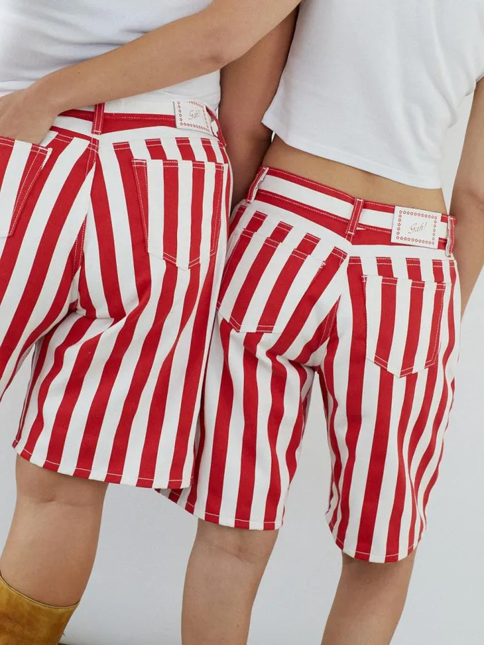 Women Shiloh Short Pomodoro Stripe Lisa Says Gah Shorts
