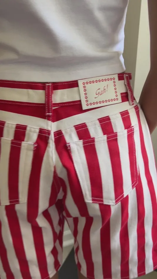 Women Shiloh Short Pomodoro Stripe Lisa Says Gah Shorts