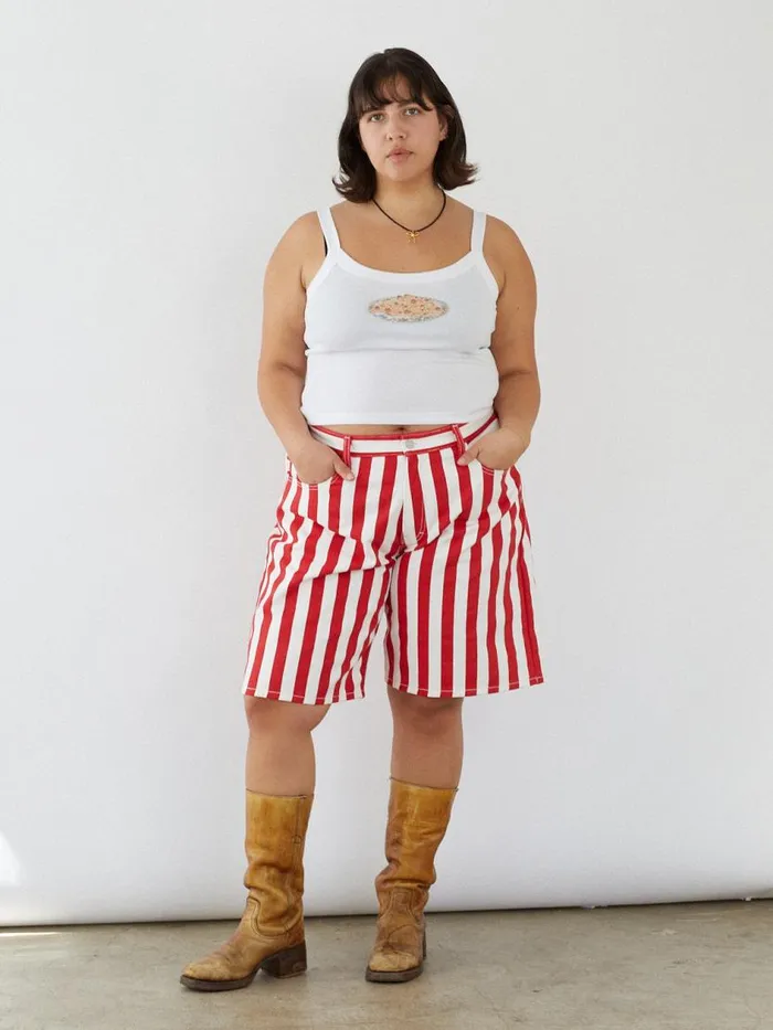Women Shiloh Short Pomodoro Stripe Lisa Says Gah Shorts