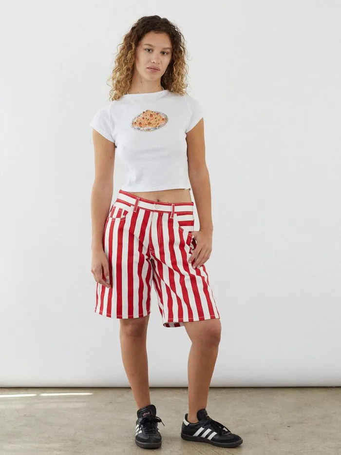 Women Shiloh Short Pomodoro Stripe Lisa Says Gah Shorts