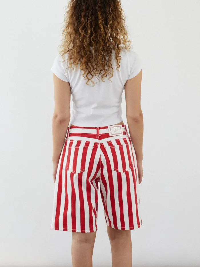 Women Shiloh Short Pomodoro Stripe Lisa Says Gah Shorts