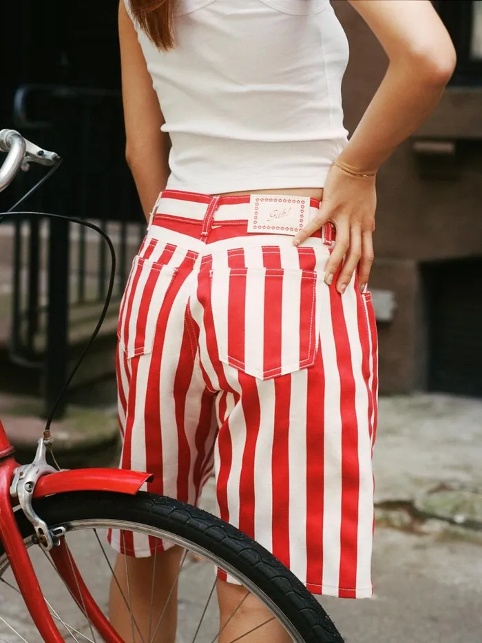 Women Shiloh Short Pomodoro Stripe Lisa Says Gah Shorts