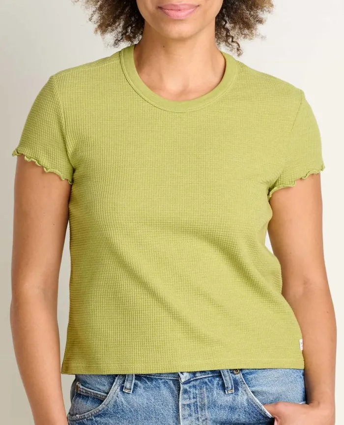Women Shirts and Tops Toad and Co Foothill Baby Tee Green Olive