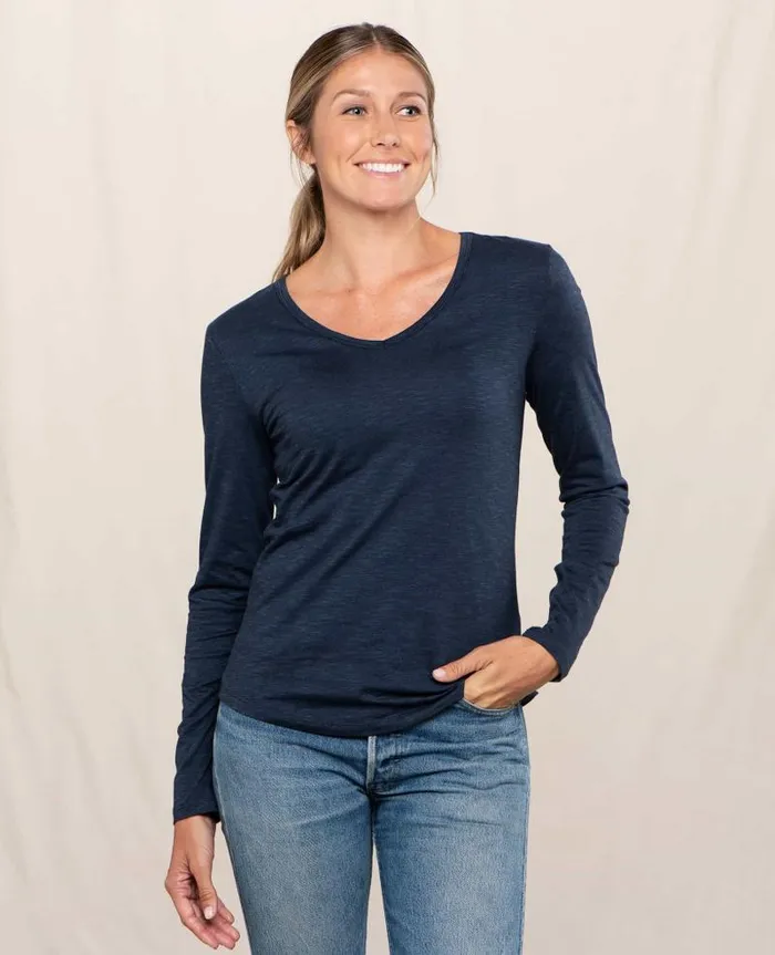 Women Shirts and Tops Toad and Co Marley II Long Sleeve Tee True Navy