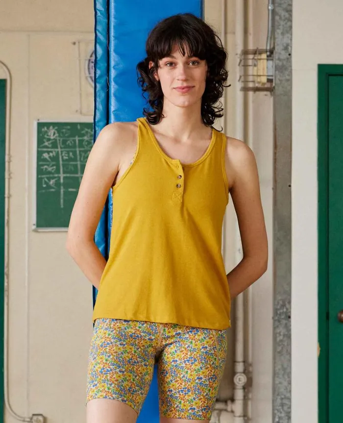 Women Shirts and Tops Toad and Co Piru Henley Tank Pollen