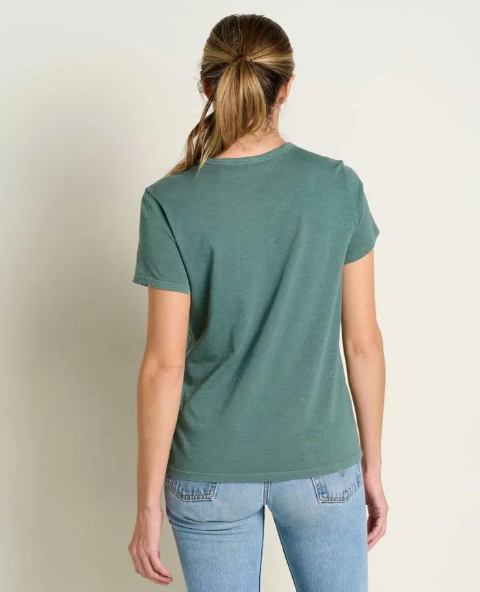 Women Shirts and Tops Toad and Co Primo Short Sleeve Crew Silver Pine