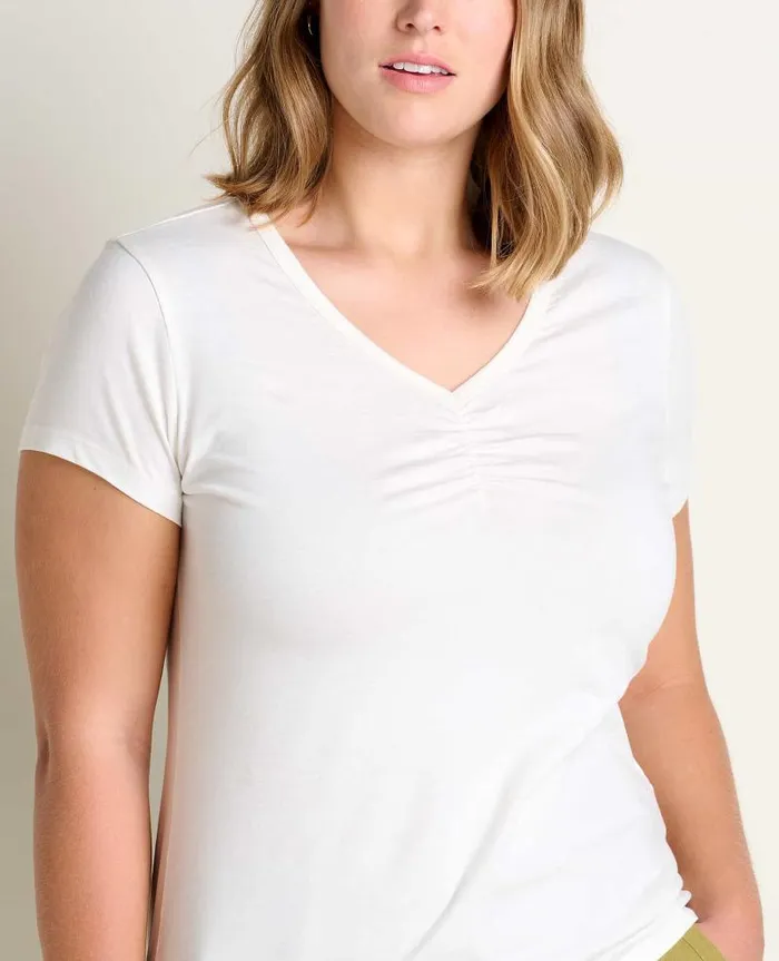 Women Shirts and Tops Toad and Co Rose Short Sleeve Tee Egret
