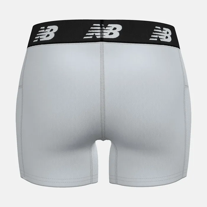 Women Shorts New Balance W Baselayer Short WHITE