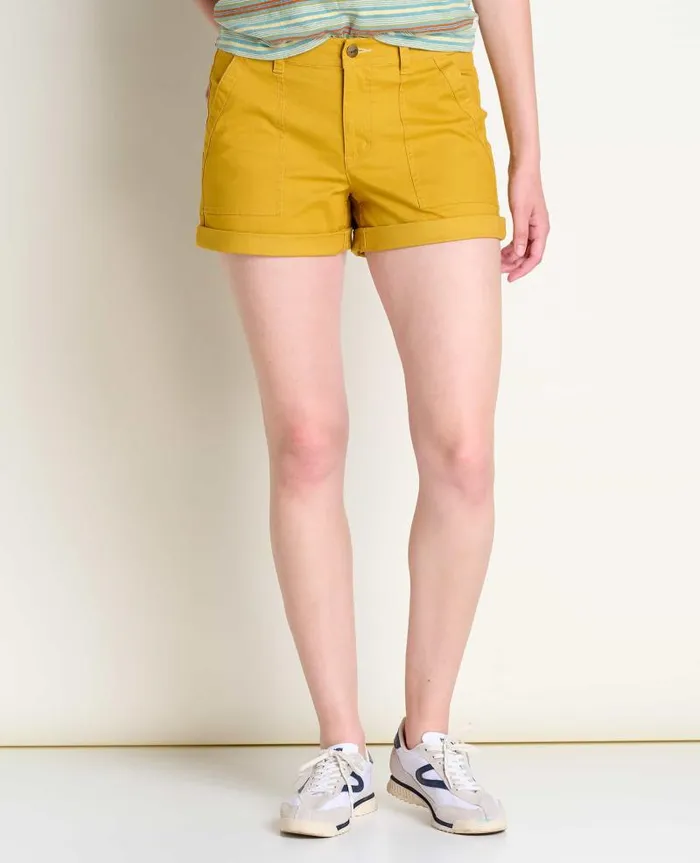 Women Shorts Toad and Co Earthworks Camp Short Pollen