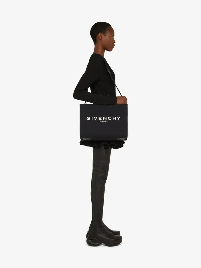 Women Shoulder Bags Givenchy Medium GTote Shopping Bag In Canvas Black Women Shoulder Bags Givenchy Medium GTote Shopping Bag In Canvas Black