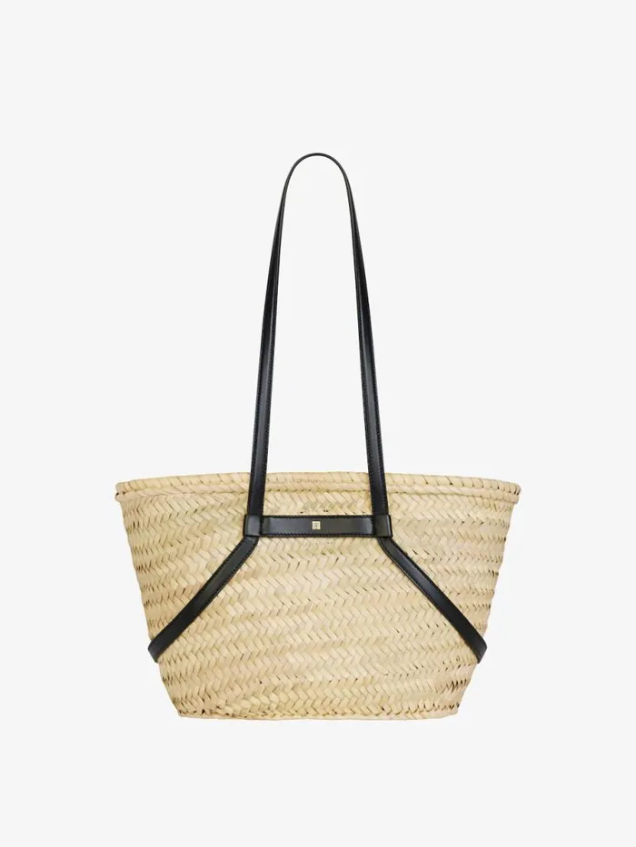 Women Shoulder Bags Givenchy Small Voyou Basket Bag In Raffia Black Women Shoulder Bags Givenchy Small Voyou Basket Bag In Raffia Black