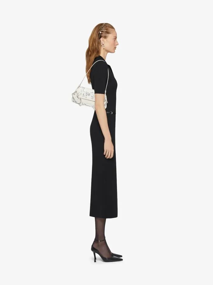 Women Shoulder Bags Givenchy Voyou Shoulder Flap Bag In Leather With Floral Pattern Ivory Women Shoulder Bags Givenchy Voyou Shoulder Flap Bag In Leather With Floral Pattern Ivory