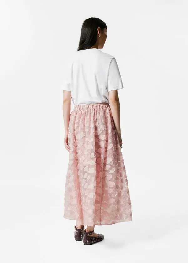 Women Skirts and Other Stories FloralAppliqu Midi Skirt Pink Women Skirts and Other Stories FloralAppliqu Midi Skirt Pink