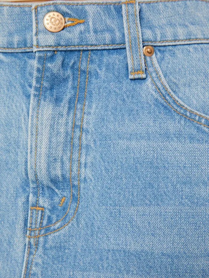 Women Skirts Mother Denim Petites The Lil039 Fun Dip Slice Maxi Skirt Wash Nothing Else Like It