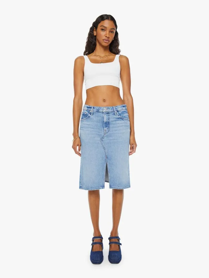 Women Skirts Mother Denim The Ditcher Midi Skirt Never Let Go
