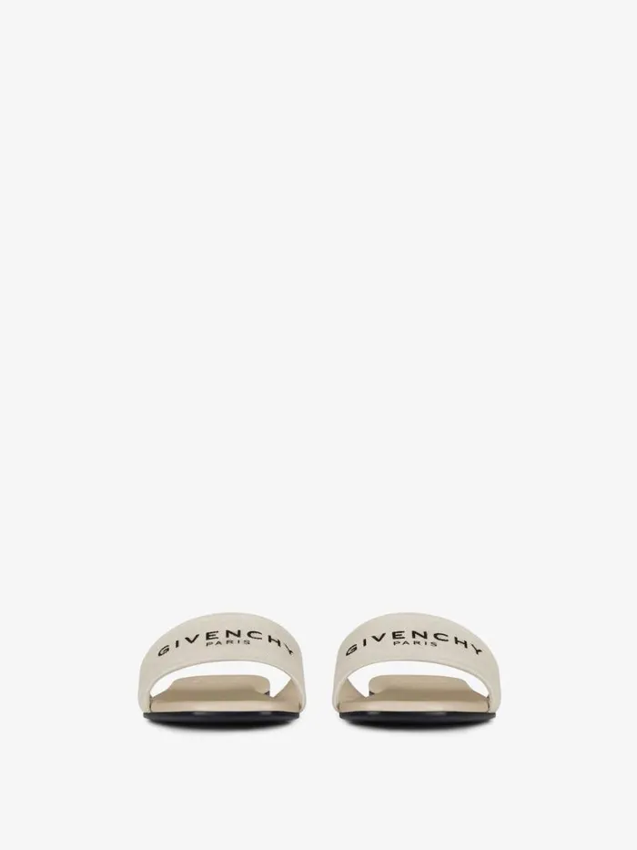 Women Slides and Sandals Givenchy 4G Mules In Canvas Beigeblack Women Slides and Sandals Givenchy 4G Mules In Canvas Beigeblack