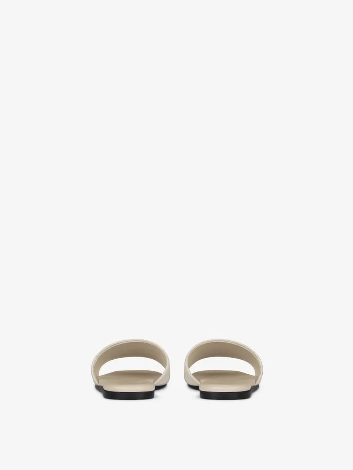 Women Slides and Sandals Givenchy 4G Mules In Canvas Beigeblack Women Slides and Sandals Givenchy 4G Mules In Canvas Beigeblack
