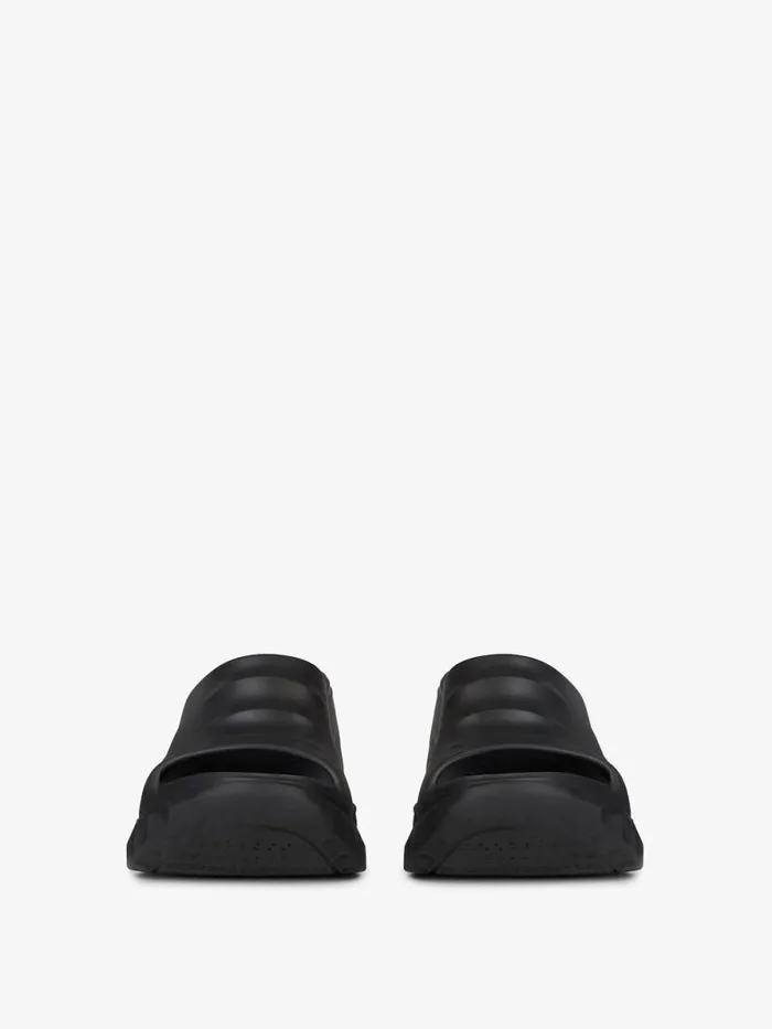 Women Slides and Sandals Givenchy Marshmallow Wedge Sandals In Rubber Black Women Slides and Sandals Givenchy Marshmallow Wedge Sandals In Rubber Black