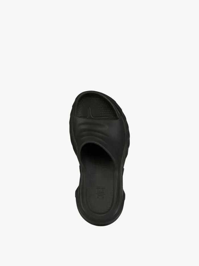 Women Slides and Sandals Givenchy Marshmallow Wedge Sandals In Rubber Black Women Slides and Sandals Givenchy Marshmallow Wedge Sandals In Rubber Black