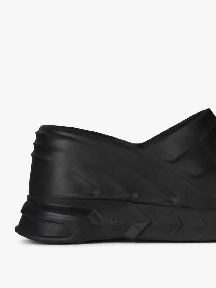 Women Slides and Sandals Givenchy Marshmallow Wedge Sandals In Rubber Black Women Slides and Sandals Givenchy Marshmallow Wedge Sandals In Rubber Black
