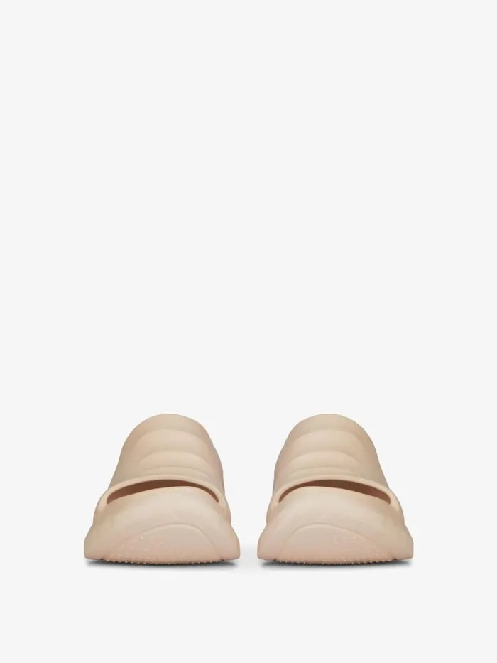 Women Slides and Sandals Givenchy Marshmallow Wedge Sandals In Rubber Skin Rose Women Slides and Sandals Givenchy Marshmallow Wedge Sandals In Rubber Skin Rose
