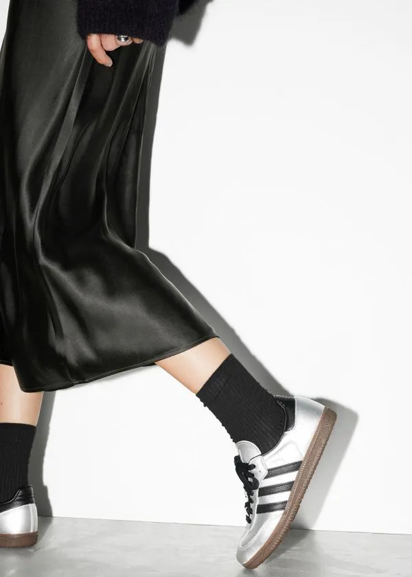 Women Sneakers and Other Stories Adidas Originals Samba OG Silver