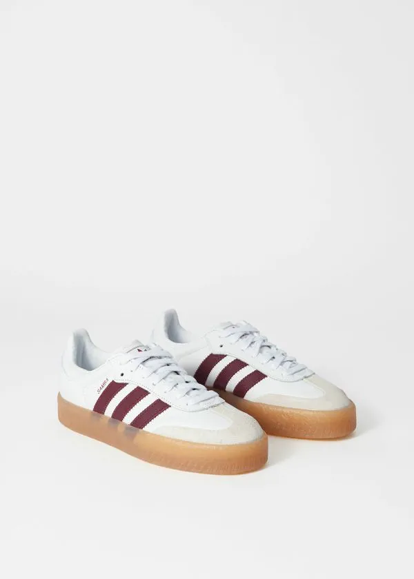 Women Sneakers and Other Stories Adidas Sambae Burgundyandwhite Women Sneakers and Other Stories Adidas Sambae Burgundyandwhite