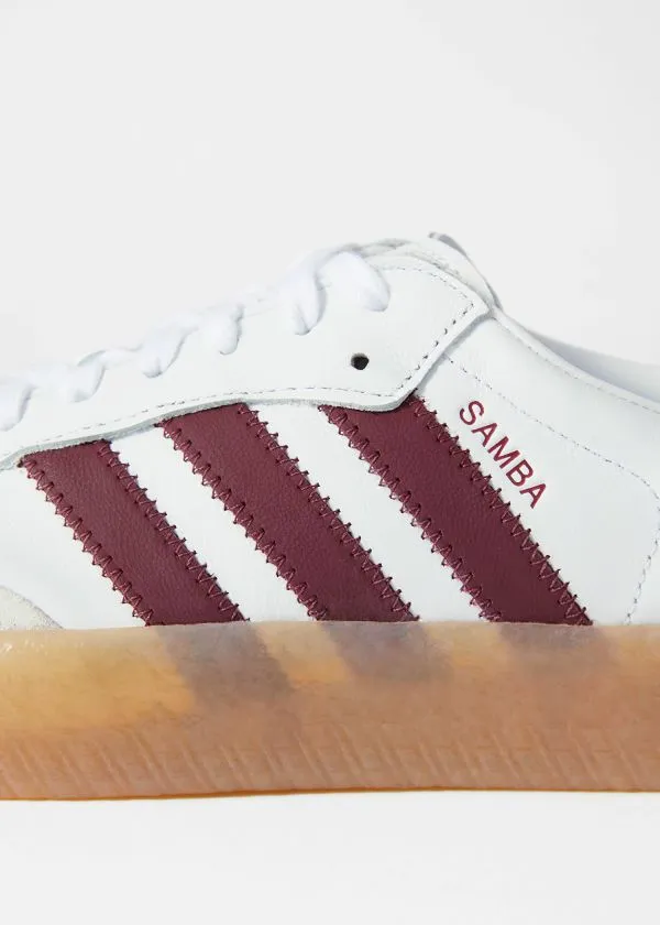 Women Sneakers and Other Stories Adidas Sambae Burgundyandwhite Women Sneakers and Other Stories Adidas Sambae Burgundyandwhite