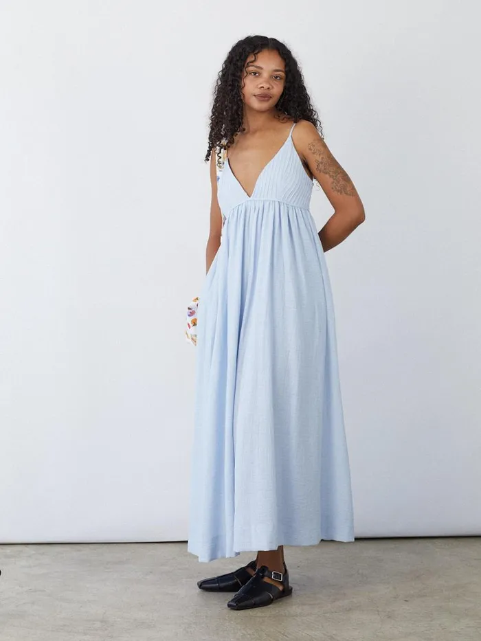 Women Sonatina Midi Dress Ice Blue Lisa Says Gah Dresses Women Sonatina Midi Dress Ice Blue Lisa Says Gah Dresses