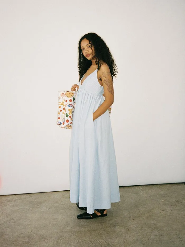 Women Sonatina Midi Dress Ice Blue Lisa Says Gah Dresses Women Sonatina Midi Dress Ice Blue Lisa Says Gah Dresses