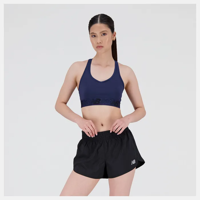 Women Sports Bras New Balance NB Pace Bra 30 NATURAL INDIGO