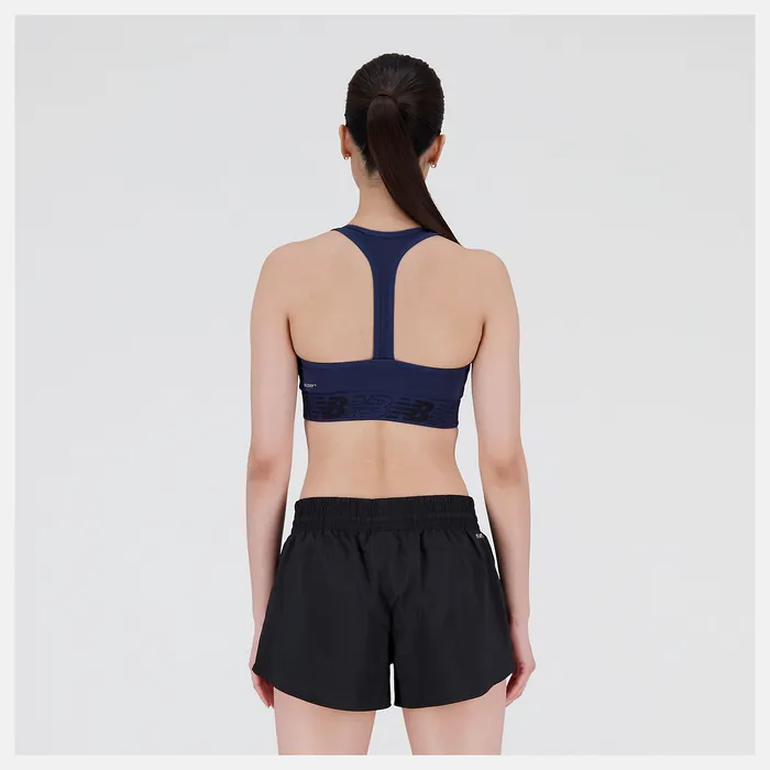 Women Sports Bras New Balance NB Pace Bra 30 NATURAL INDIGO Women Sports Bras New Balance NB Pace Bra 30 NATURAL INDIGO