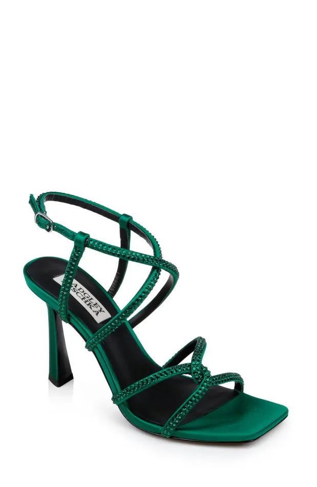 Women Stiletto Badgley Mischka Brooke Strappy Bejeweled Stiletto Sandal Black Women Stiletto Badgley Mischka Brooke Strappy Bejeweled Stiletto Sandal Black