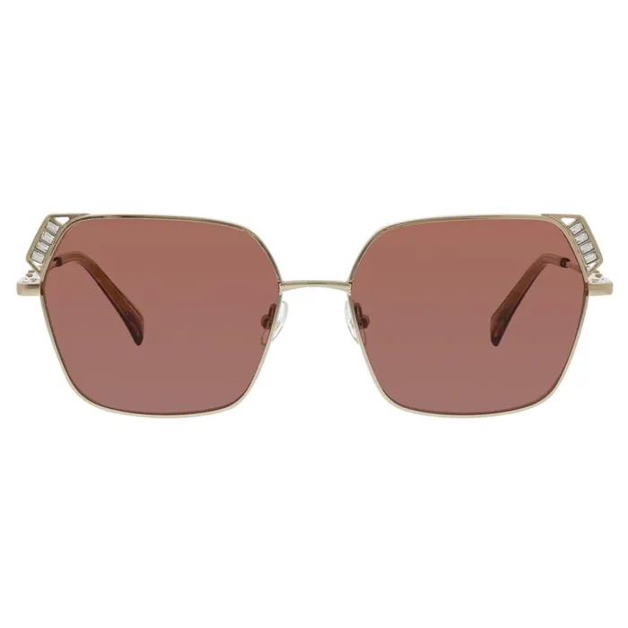 Women Sunglasses Badgley Mischka Valette Sunglasses Gold