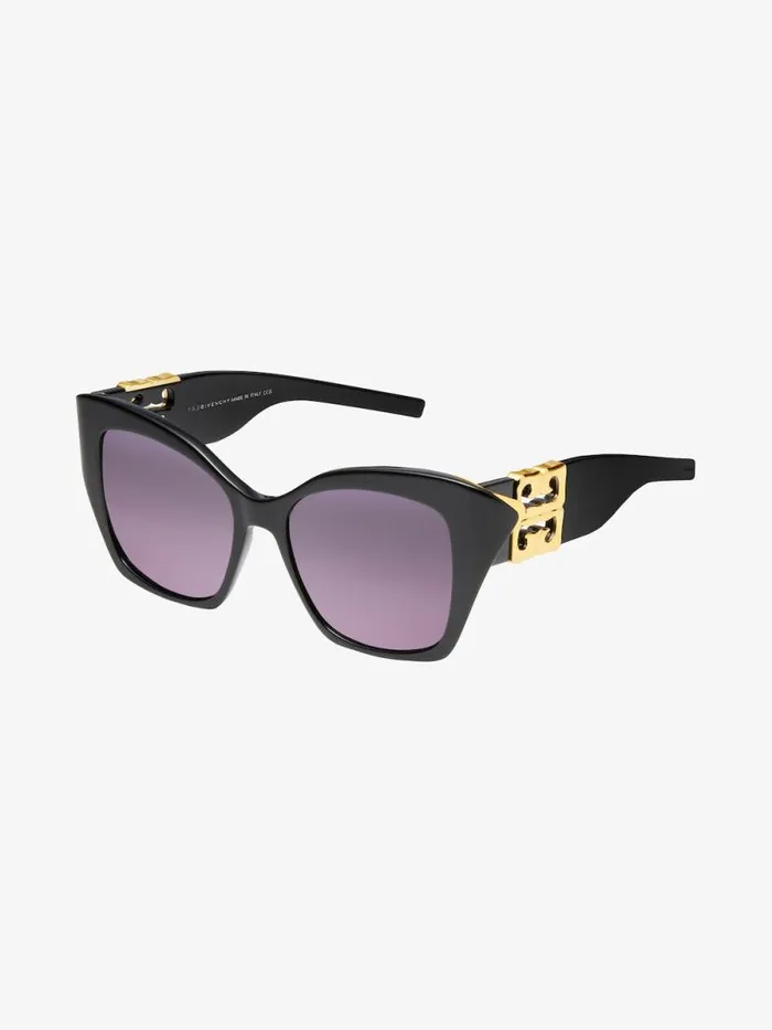Women Sunglasses Givenchy 4G Liquid Injected Sunglasses Blackgolden