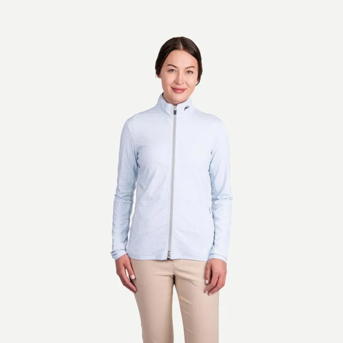 Women Sunshine Printed Jacket Whitealloy KJUS Jackets and Vests