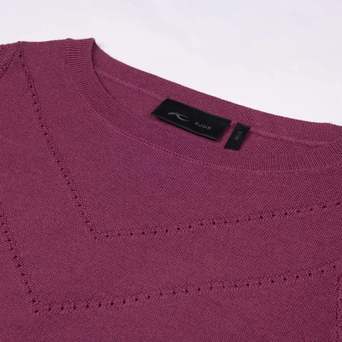 Women Surrey Sweater Red Plum KJUS Midlayers and Sweaters