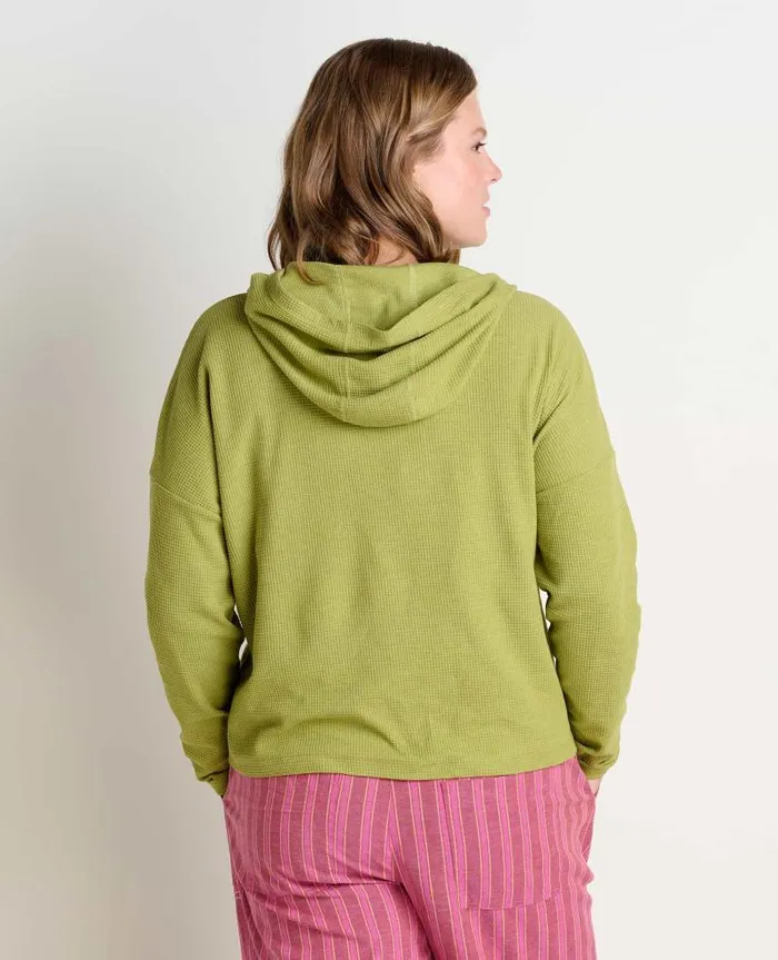 Women Sweaters Jackets and Layers Toad and Co Foothill Long Sleeve Hoodie Green Olive