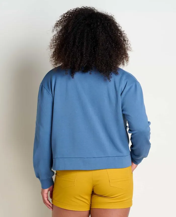 Women Sweaters Jackets and Layers Toad and Co Hemp Daybreaker Cardigan Pacific Blue