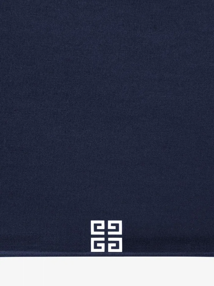 Women TShirts Givenchy GIVENCHY Archetype Cropped Tshirt In Cotton Dark Navy