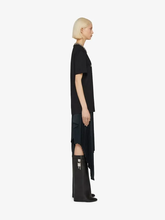 Women TShirts Givenchy GIVENCHY Reverse Tshirt In Cotton Black