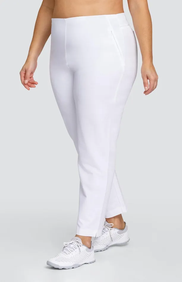 Women Tail Activewear Ankle Pants Allure 28034 Ankle Pant Chalk White