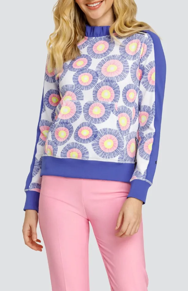 Women Tail Activewear Long Sleeve Condoleezza Lively Print Pullover