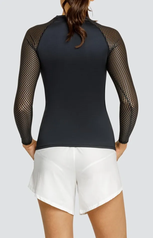 Women Tail Activewear Long Sleeve Etta Top Onyx Black