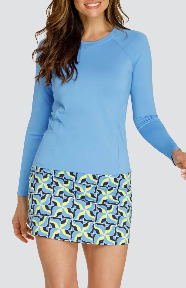 Women Tail Activewear Long Sleeve Fontana Top Sky Blue