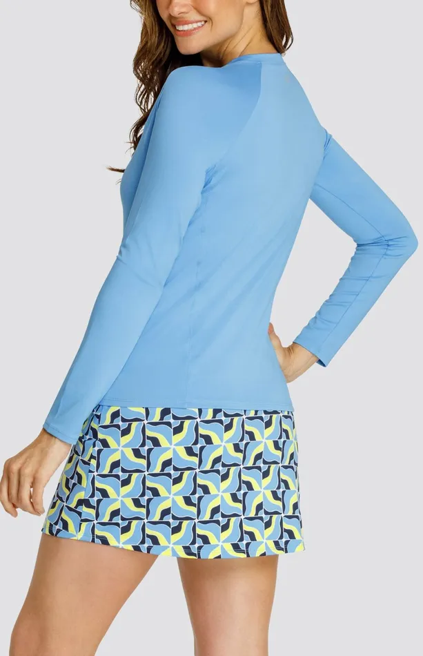 Women Tail Activewear Long Sleeve Fontana Top Sky Blue