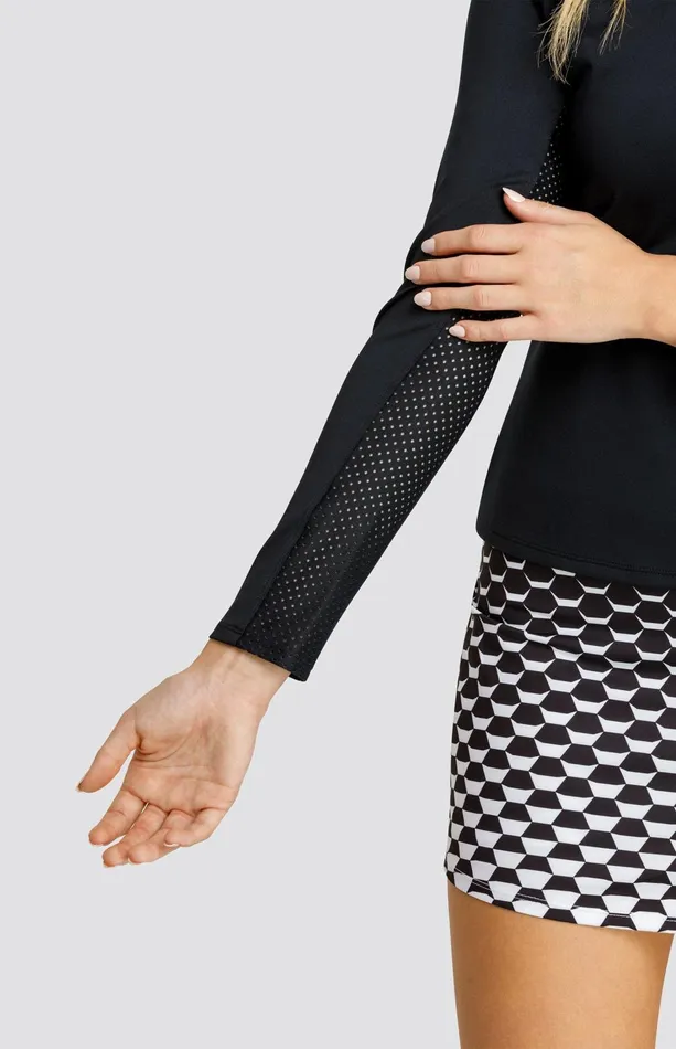 Women Tail Activewear Long Sleeve Legend Top Onyx Black