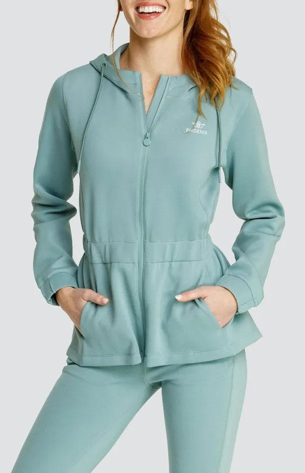 Women Tail Activewear Robyn Hooded Jacket Sage