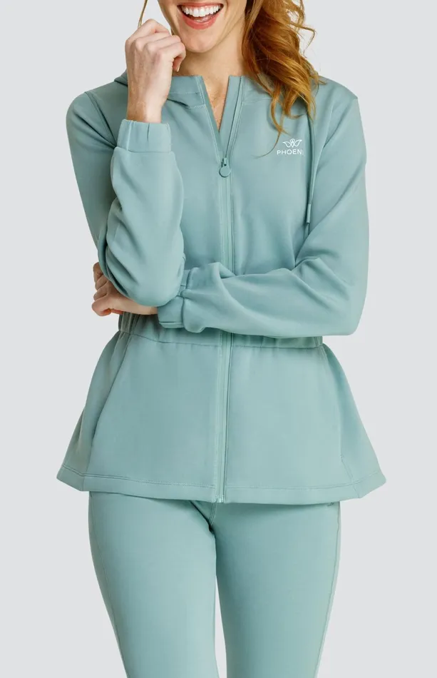 Women Tail Activewear Robyn Hooded Jacket Sage