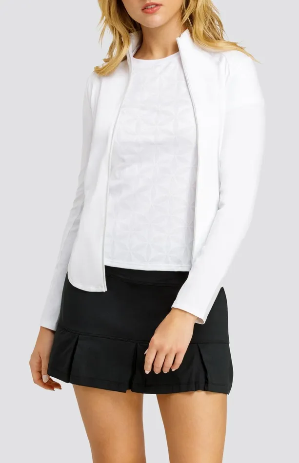 Women Tail Activewear Short Sleeve Pema Top Swivel Jacquard